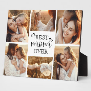 Süße moderne beste Mama ever individuelle Familien Fotoplatte