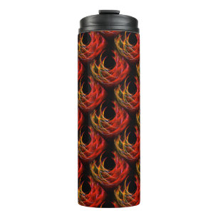 Süße moderne Boho elegante abstrakte Kunst Muster Thermosbecher