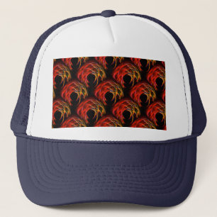 Süße moderne Boho elegante abstrakte Kunst Muster Truckerkappe