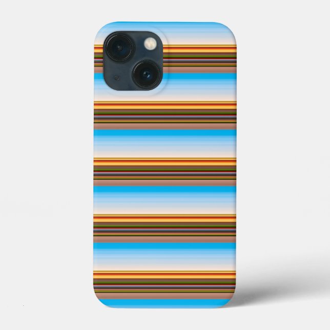 Süße moderne farbenfrohe Streifen  Case-Mate iPhone Hülle (Rückseite)