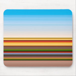 Süße moderne farbenfrohe Streifen Mousepad