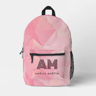 Süße moderne Pastellrose  Bedruckter Rucksack
