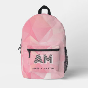 Süße moderne Pastellrose Bedruckter Rucksack