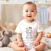 Süße Mommys Baby Elefanten Bodysuit
