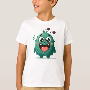 Süße Monster-Cartoon-Illustration T-Shirt