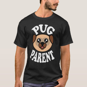 Süße Mops-Eltern T-Shirt