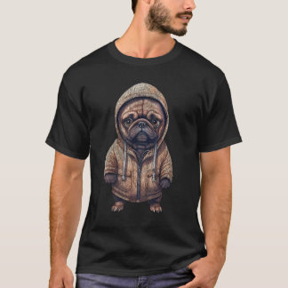 Süße Mops-Welpen-Grafik für Hunde-Liebhaber T-Shirt