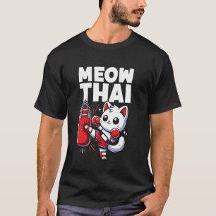Süße Muay Thai Boxkatze Kampfsport Muay Thai F T-Shirt