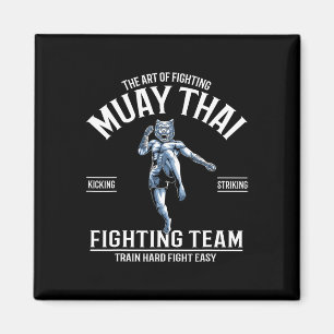 Süße Muay Thai Einhörner Thai Boxing und Kickboxen Magnet