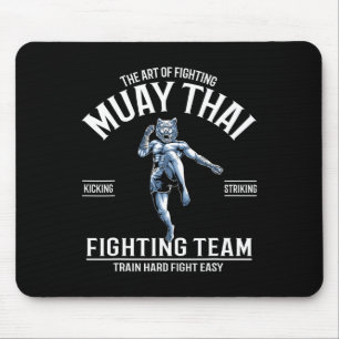 Süße Muay Thai Einhörner Thai Boxing und Kickboxen Mousepad