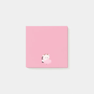 Süße müde Kuh Post-it Klebezettel