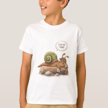 Süße müde Schnecke