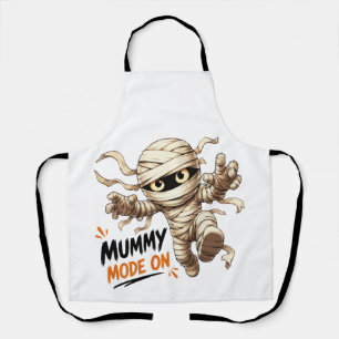 Süße Mumie Mode an Halloween Schürze