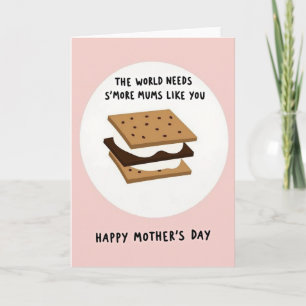 Süße Mums Smores Geschenkkarte Karte