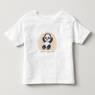 Süße Musik-Panda Kleinkind T-shirt