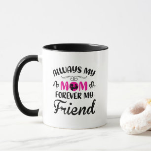Süße Mutter Freund Wortkunst  Tasse