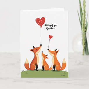 Süße Muttertag Fuchs Karte