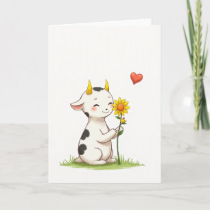 Süße Muttertags-Blumengeschenkkarte Karte