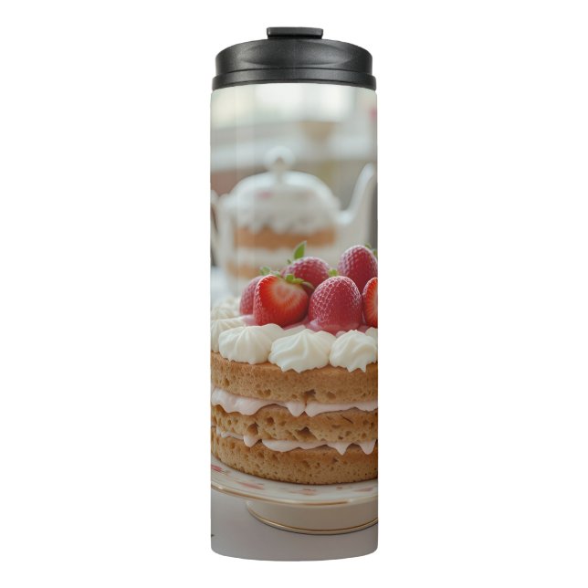 Süße Nachmittags-Tea-Time Thermosbecher (Vorderseite)