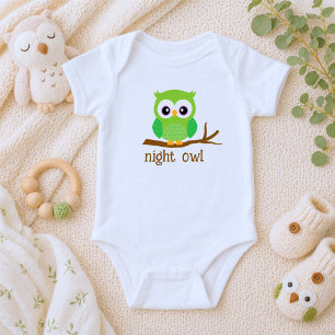 Süße Nachteule  Baby Strampler