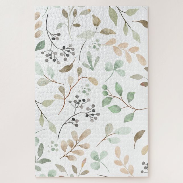 Süße Natur Blätter Puzzles  (Vertikal)