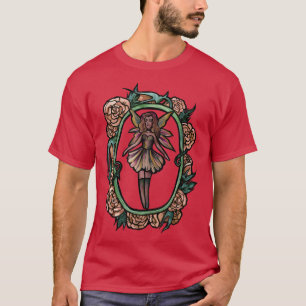 Süße Naturfee-Kunst lustige Feen Design T-Shirt