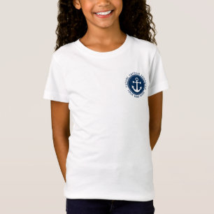 Süße nautische Ankerleine Marine benutzerdefiniert T-Shirt