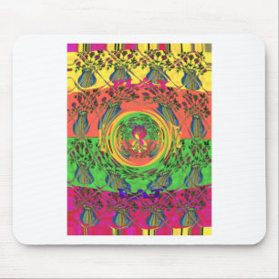 Süße, nette und liebliche Florale Motiv Kunst Druc Mousepad