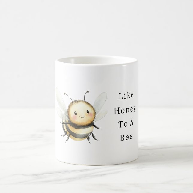 Süße niedliche Honigbiene Kaffeetasse (Mittel)