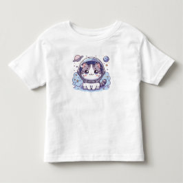 süße niedliche Katze für Mädchen und Kleinkinder Kleinkind T-shirt