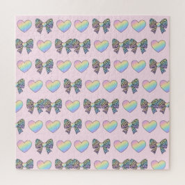 süße niedliche Regenbogen-Herzen Pastell-Verlauf M