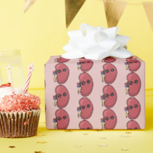 Süße Niere - menschliche Biologie Geschenkpapier