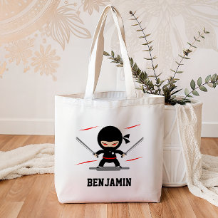 Süße Ninja-Krieger-Kinder Tragetasche
