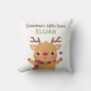 Süße Oma Kleines Reh, Weihnachts-Kinderzimmer-Deko Kissen