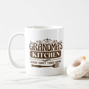 Süße Oma Küchen Wortkunst Kaffeetasse