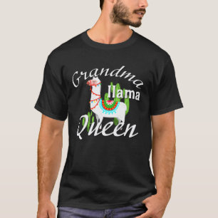 Süße Oma Lama Alpaka Herz Liebe Familie Abuela T-Shirt