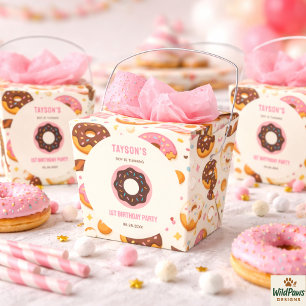 Süße One Donut 1. Geburtstagsfeier Süße Donut Geschenkschachtel