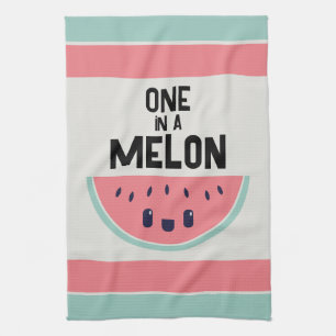 Süße One In A Melon Wassermelone Geschirrtuch
