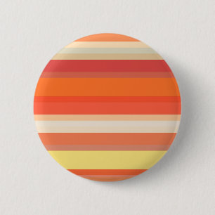 Süße orange-rote Streifen Button