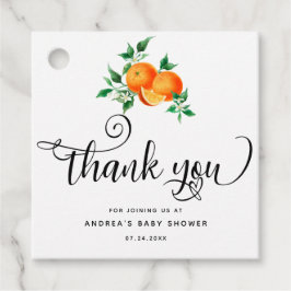 Süsse | Orange Vielen Dank Geschenkanhänger