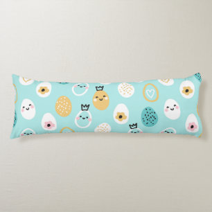 Süße Ostereier Muster Kawaii Pastell Eier Seitenschläferkissen