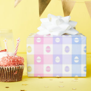 Süße Ostereier-Pastell-Karuowrappingpapier Geschenkpapier