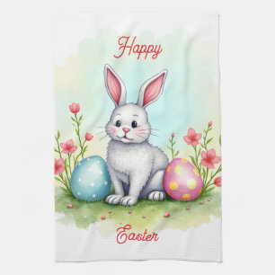 Süße Osterhase Sammlung Geschirrtuch