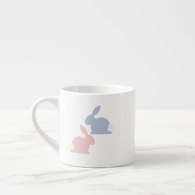 Süße Osterhasen Espressotasse (Links)