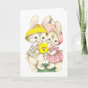 Süße Osterhasen Karte