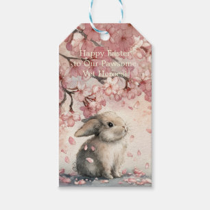 Süße Osterkarte für Tierärztepersonal Geschenkanhänger