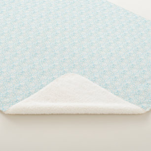 Süße Ostern Blaue Punkte Sherpa-Decke Sherpadecke