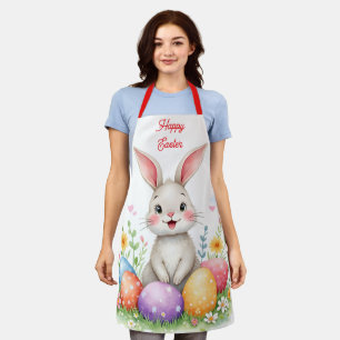 Süße Ostern Hasen und Eier Moderne Kollektion Schürze