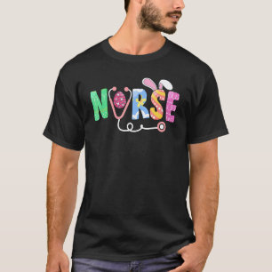 Süße Ostern Krankenpfleger Hase Ohren Frohe Ostern T-Shirt