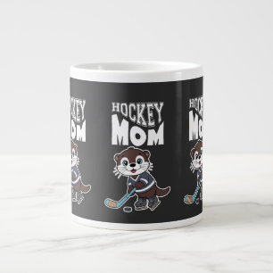 Süße Otter-Hockey-Mutter - Lustige Sport-Tier-Graf Jumbo-Tasse